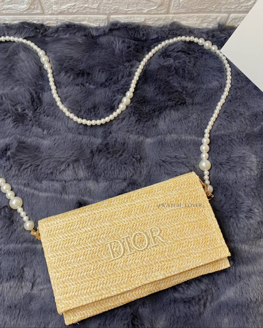 Dior Bag With Pearl Strap
