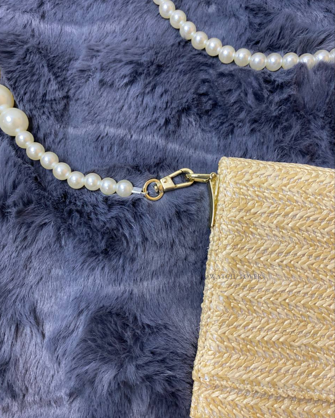 Dior Bag With Pearl Strap