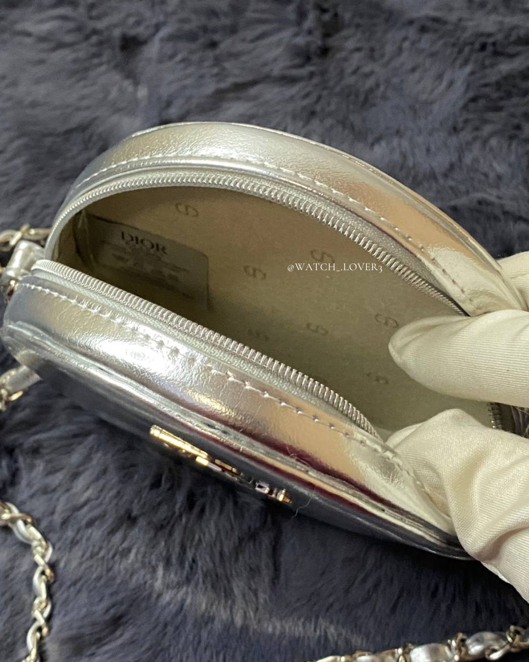 Dior Mini Bag - Silver