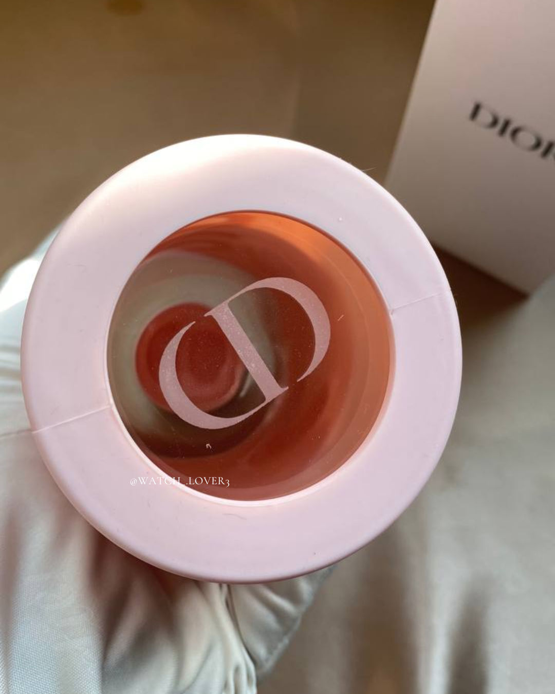 Dior Pink Water Bottel 550ml