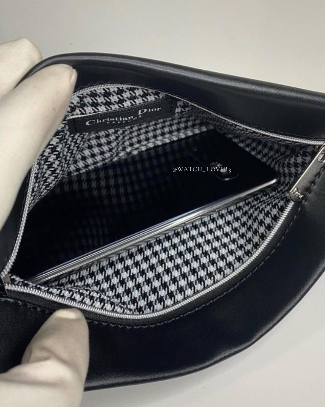 Dior Vegan Leather Pouch