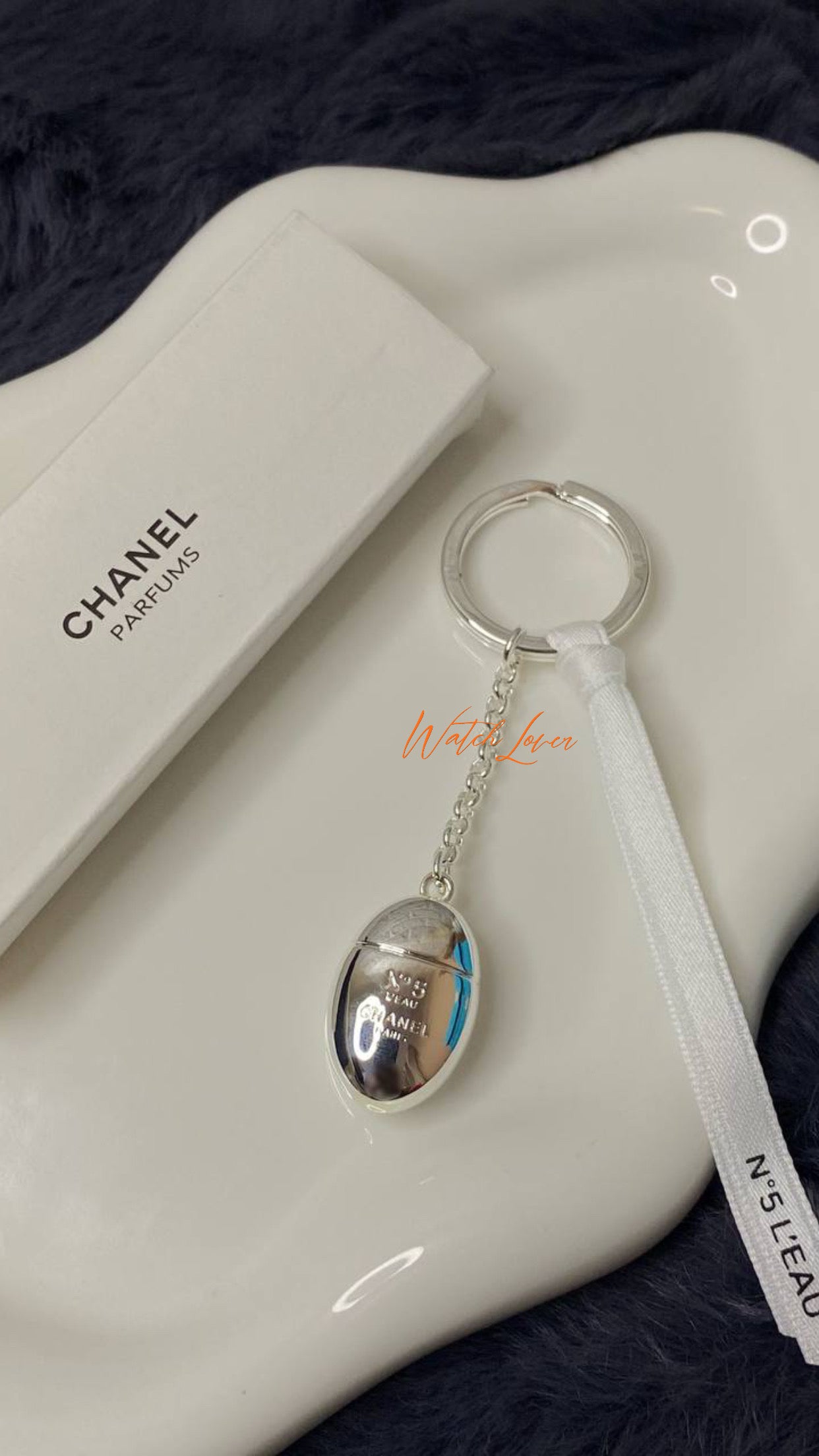 Chanel Keychain N5 Perfume Shape