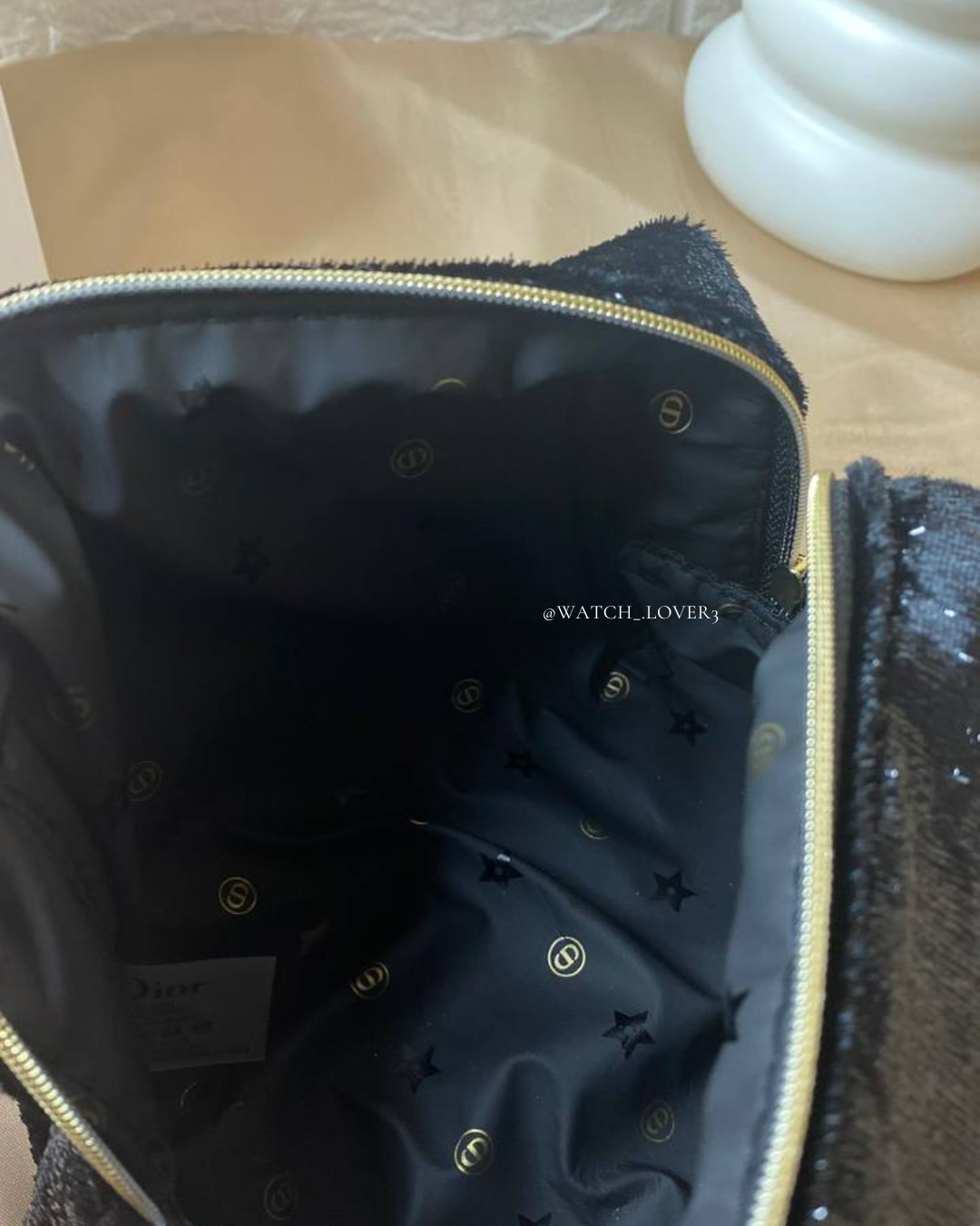 Dior CD Shiny Bag - Gold Chain