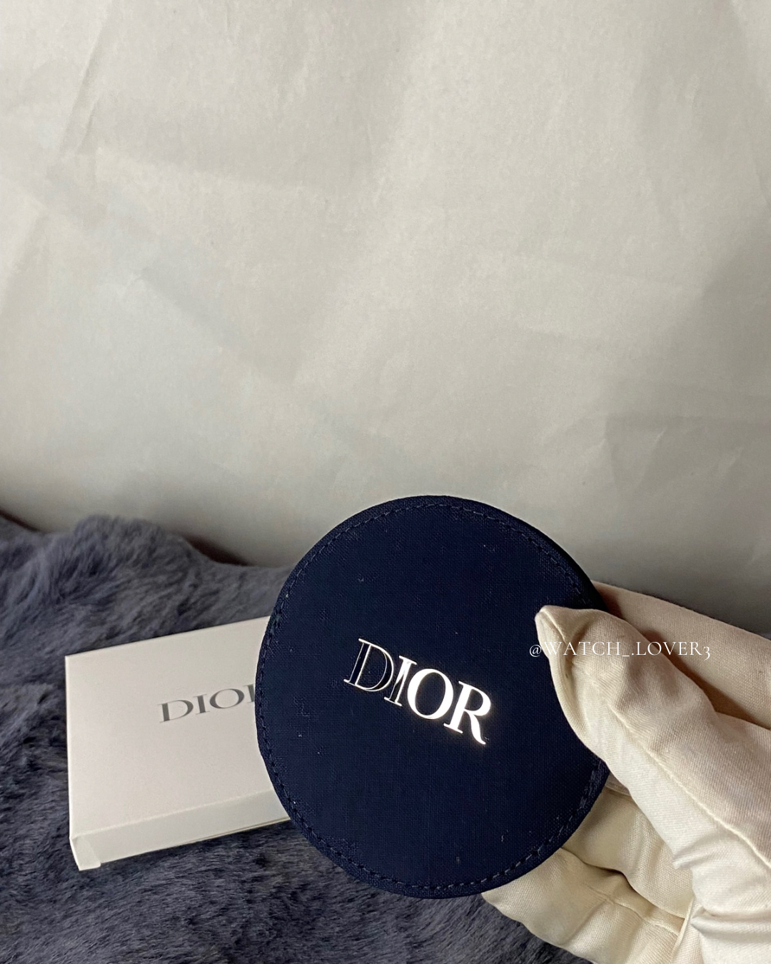 Dior Pocket Mirror - Dark Navy