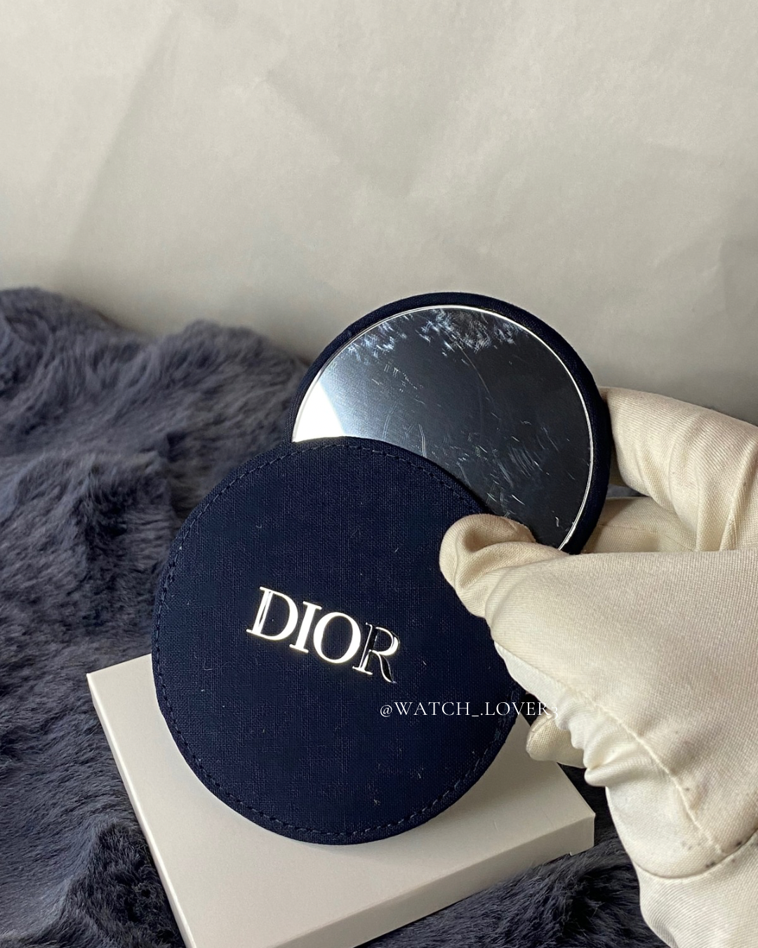 Dior Pocket Mirror - Dark Navy