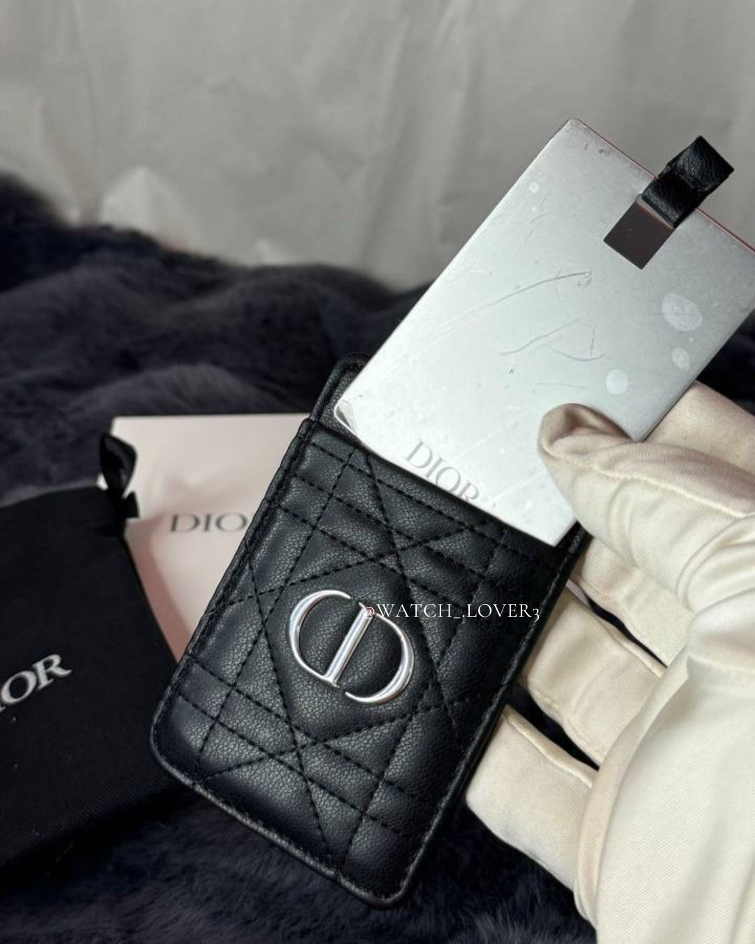Dior Phone holder with mirror