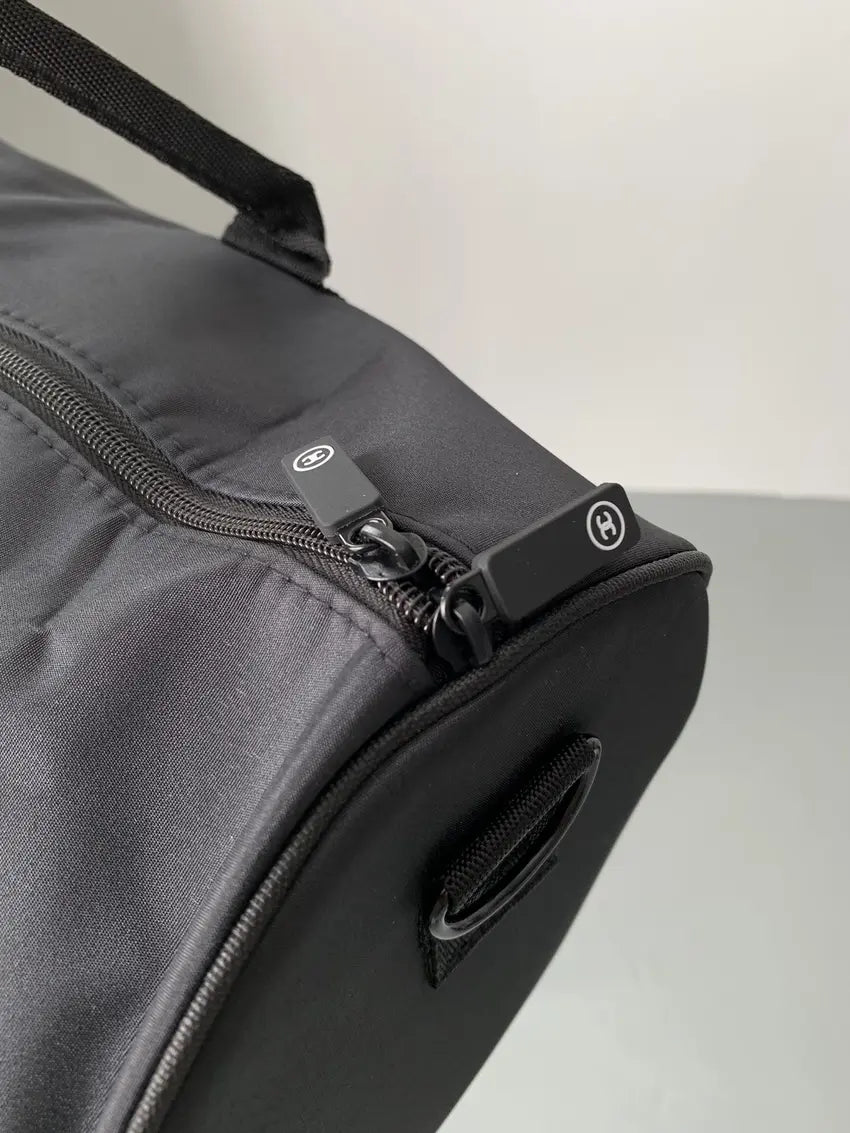 Chanel Gym/Travel Bag - White Logo