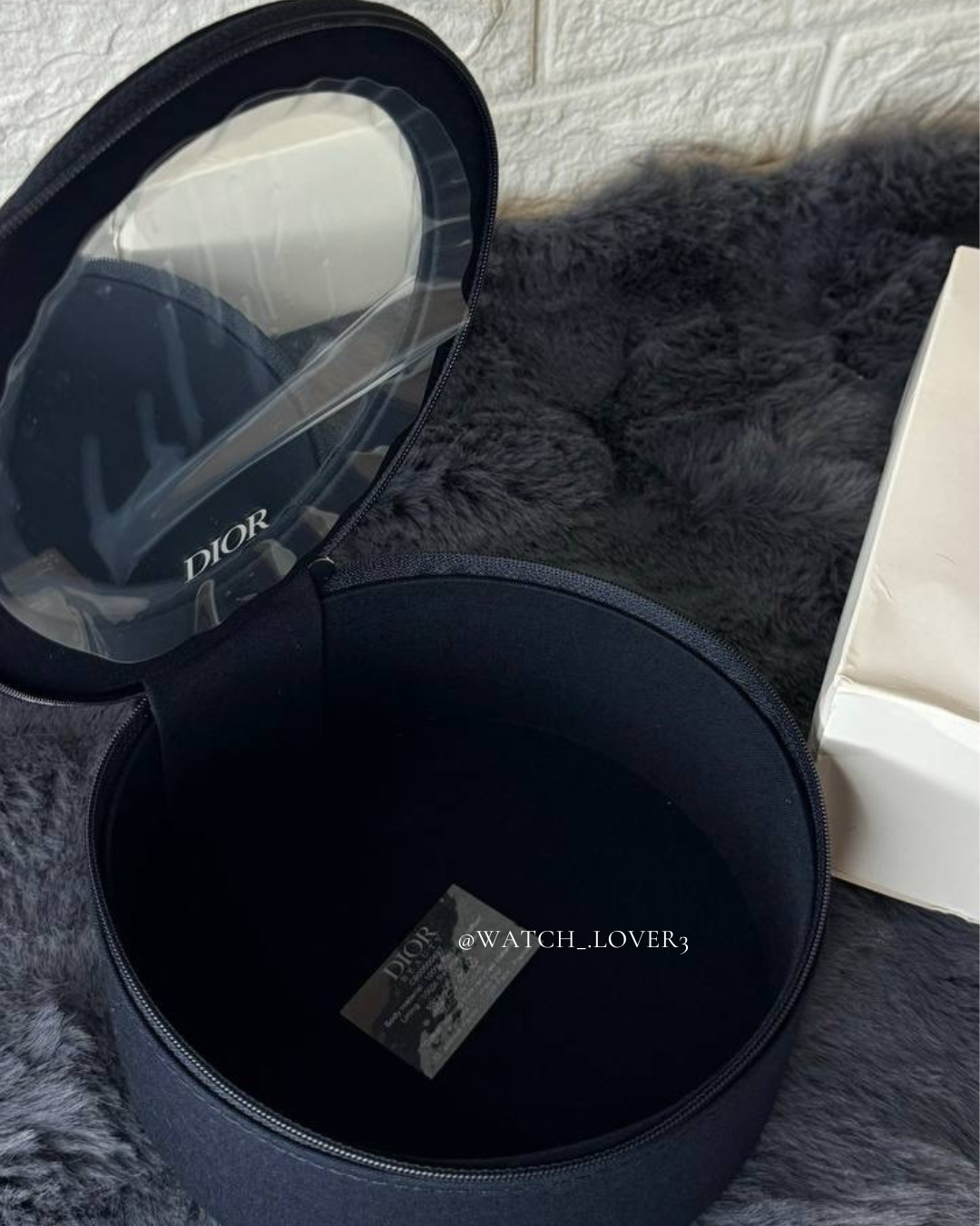 Dior Vanity Pouch Makeup Case - Black