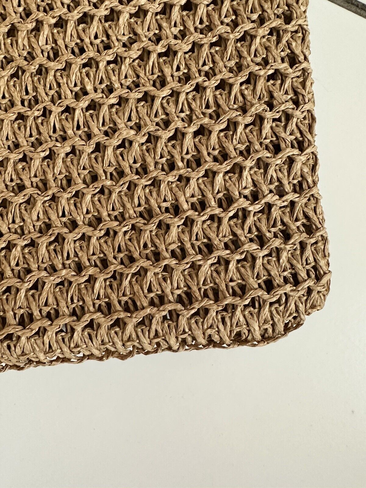 Guerlain Raffia Cotton Tote Bag