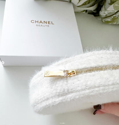 Chanel Holiday Edition 2024 White Pouch